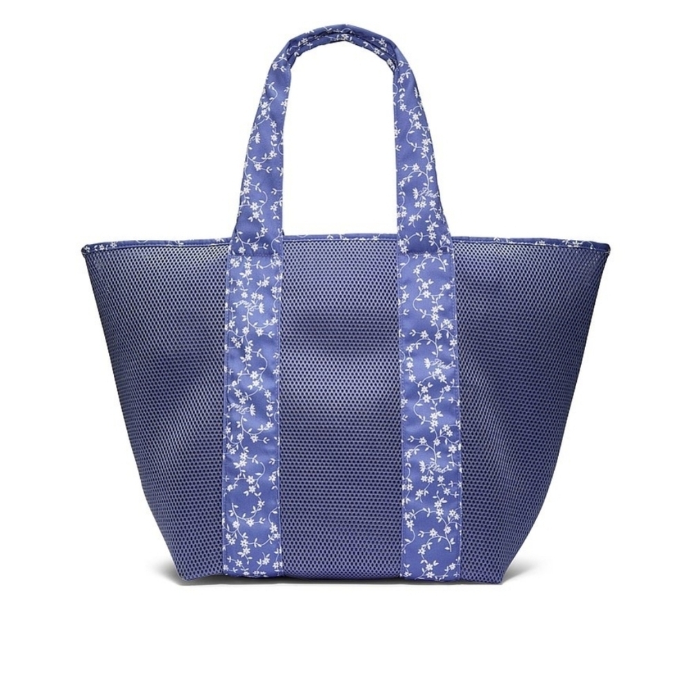 VS PINK MESH FLORAL TOTE• 2025• - Picture 3 of 8